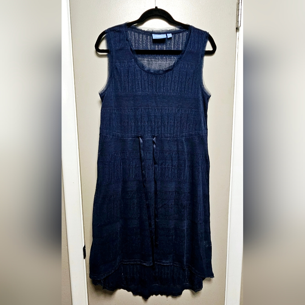 Navy Blue Bathing cover up, by Simply Vera,  Size LG. NWT